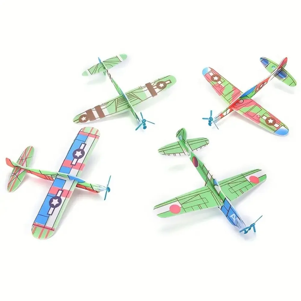 1Pc 3D DIY Hand Throw Flying Glider Planes Foam Aeroplane Party Supplies Kids Gift Toys Game Flying Airplane juegos para niños