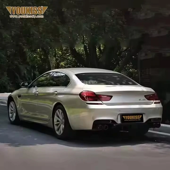 ل 6 سلسلة F12 F13 تعديل Bodykit ترقية جديدة M6 نمط المصد الخلفي المصد الأمامي المصدات التنانير الجانبية الناشر العادم