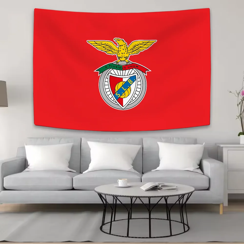 

Крутой футбольный клуб B-BenficaS гобелен фон подвесная ткань гобелен для спальни декор комнаты эстетический гобелен настенная вечеринка