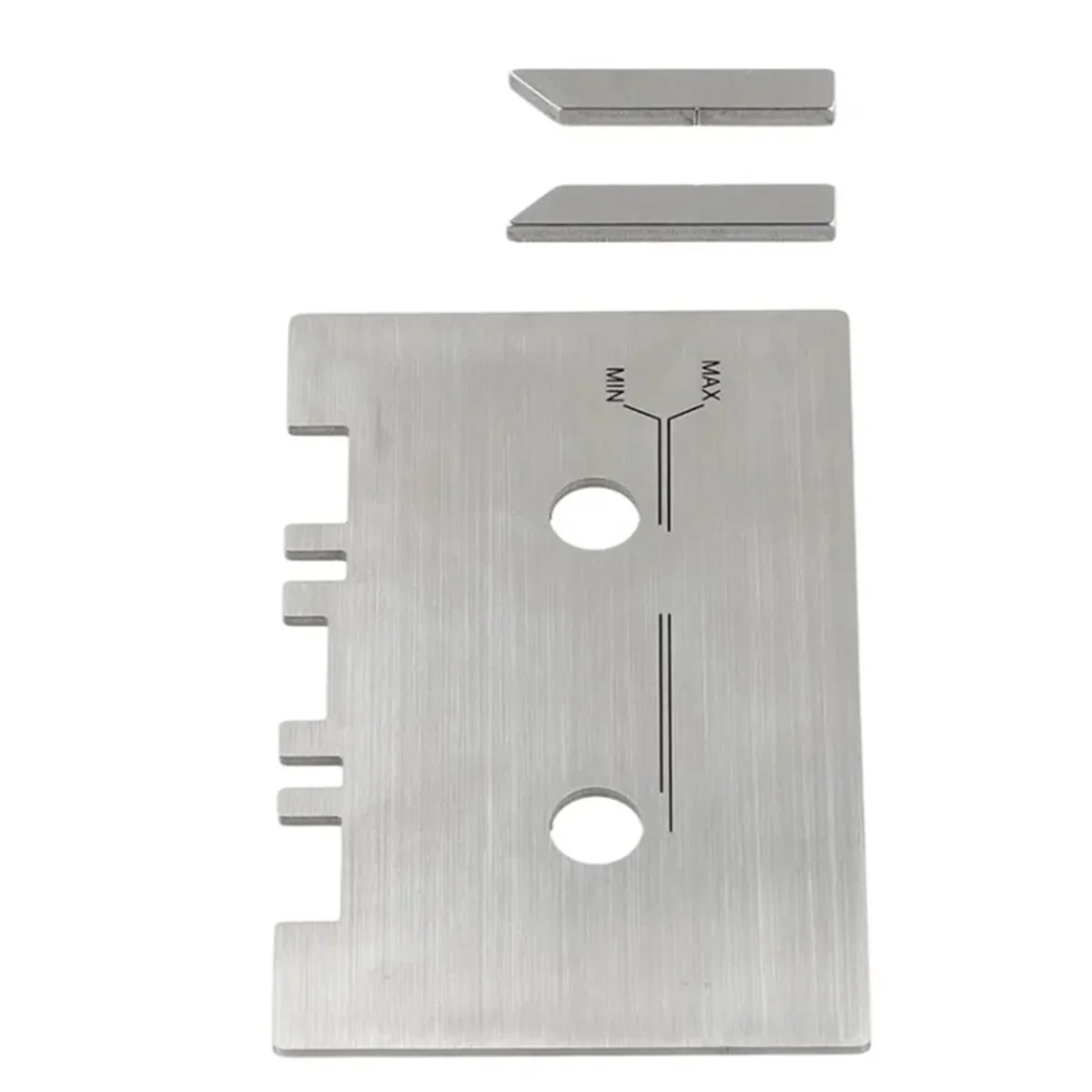 ABYC Cassette Cauge Set Mechanical Alignment ความแม่นยําสูง Guide Gauge Kit 2pcs Check Bar อลูมิเนียมติดตั้งง่าย