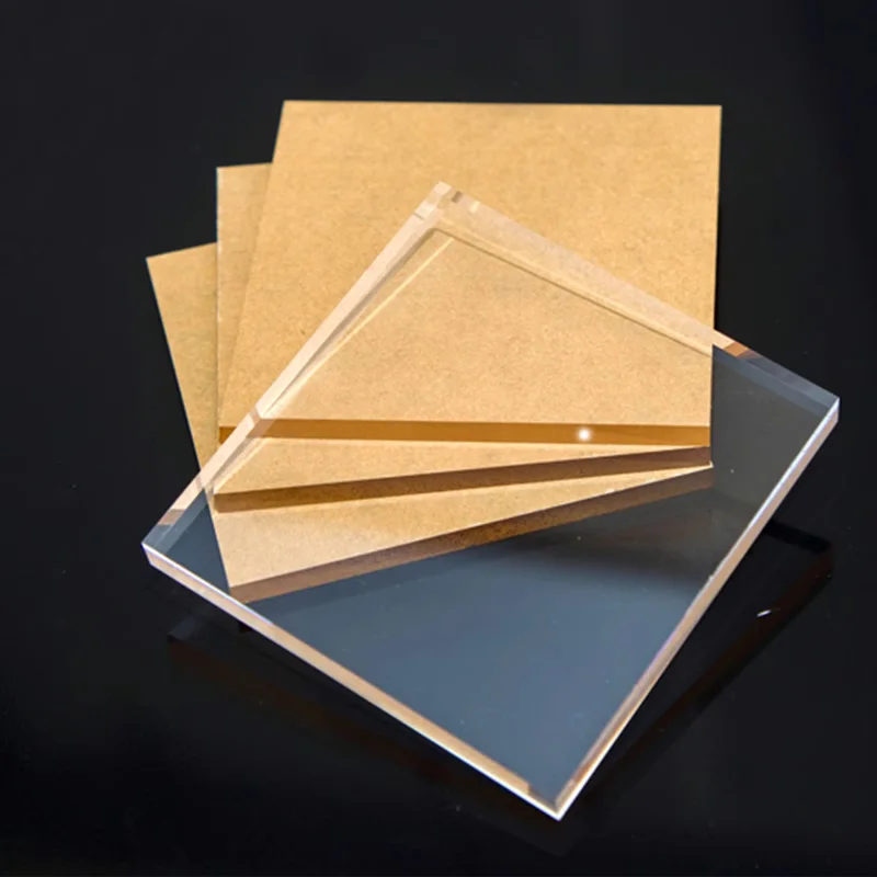 Acrylic Sheet Transparent Square Methacrylate Plate High Clear PMMA Plastic Board Various Thickness Options 2mm-20mm