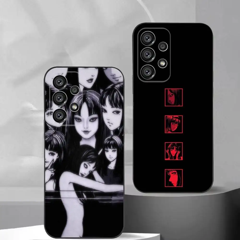 

T-Tomie Junji Ito Phone Case For Samsung S25,S24,S21,S22,S23,S30,Ultra,S20,Plus,Fe,Lite,Note,10,9,5G Black Cover