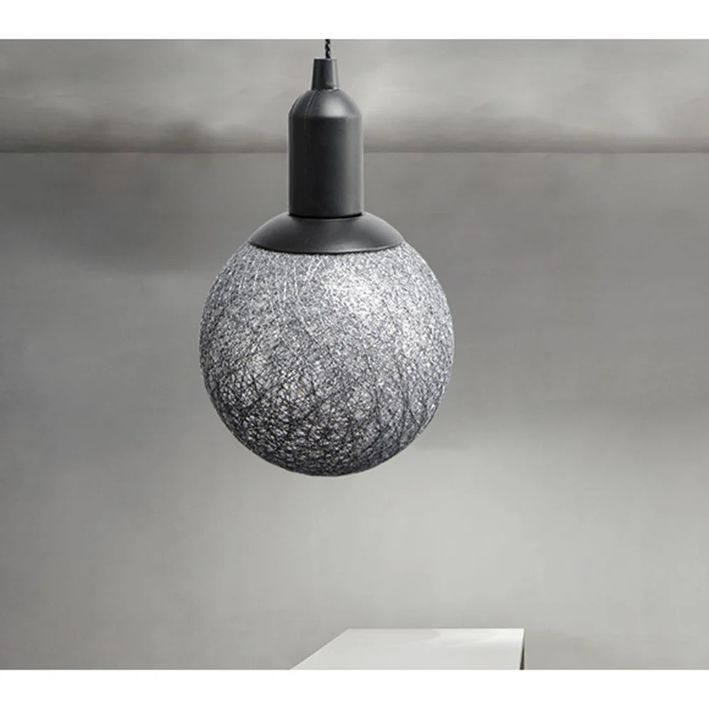 

Chandelier Night Light LED Light Cotton Ball Drawstring Beautiful Stylish Durable without for Home (Grey)