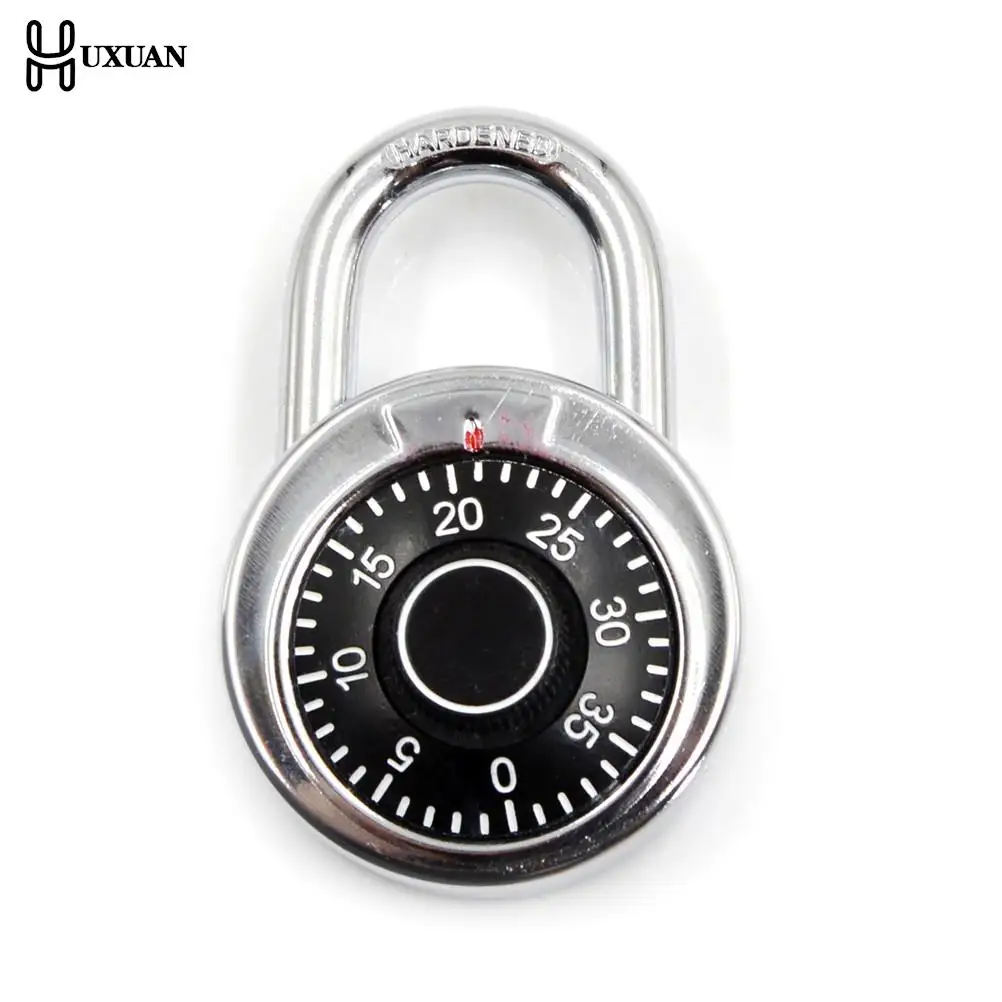 Rotary Padlock Digit Combination Code Lock Safe Round Dial Number Luggage Suitcase Security Bicycle Suitcase Drawer Cabinet