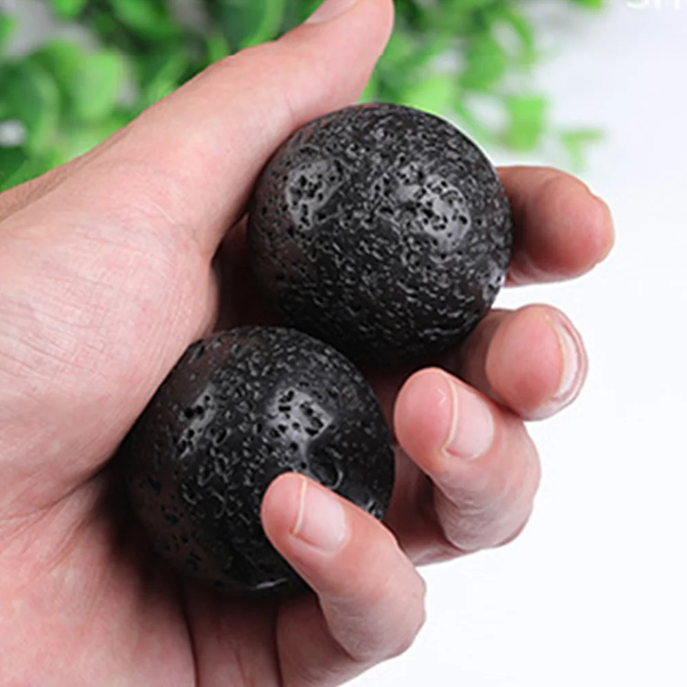 40mm Natural Porous Volcanic Rock Ball Reiki Healing Mineral Specimen Collections Home Decoration