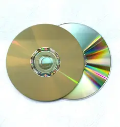 Wholesale One Disc LightScribe 700 MB Blank Gold Printable CD R Disc