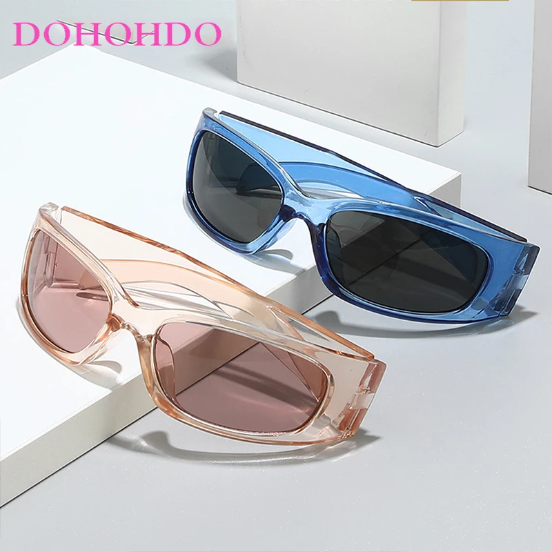 Retro Y2K Sports Sunglasses For Men Women Punk Fashion Trend Luxury Brand Design Punk Outdoor Cycling Goggles Eyeglasses UV400 - Image 2