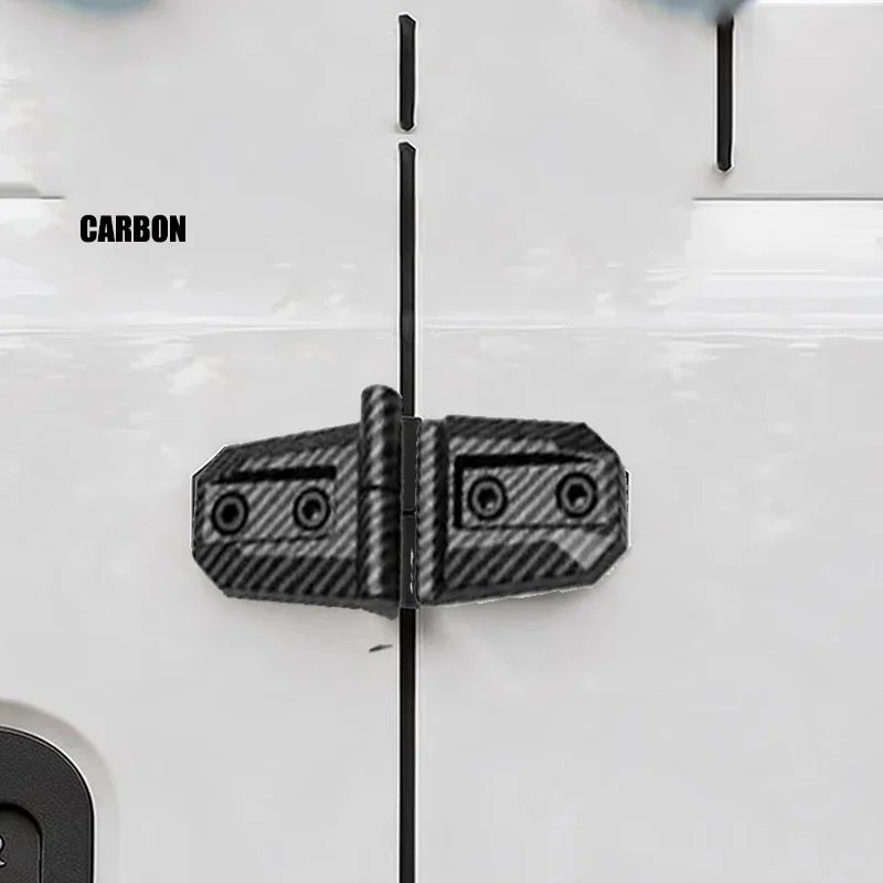 1set ABS Car Engine Hood Fender Door Hinge Decoration Cover Trim Car  Exterior Styling Accessories