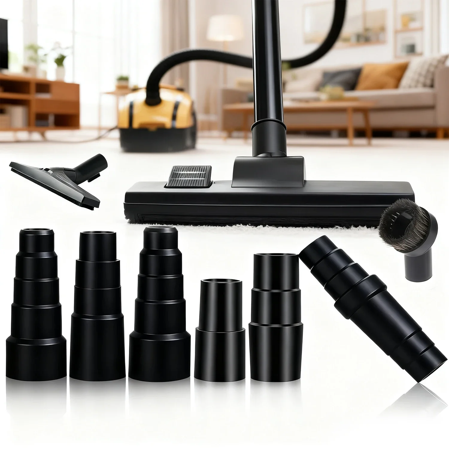 1-4pcs Vacuum Attachment Adapter Kit Vacuum Hose Adapter Hoses Connector Hoses Reducer Adapter