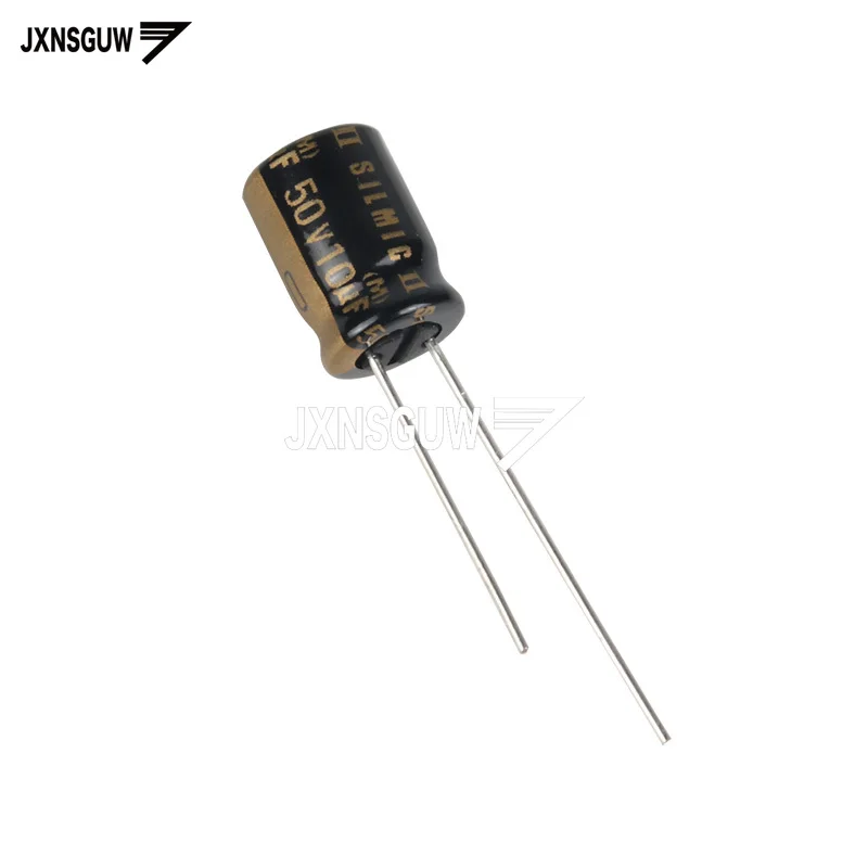 10PCS Original ELNA RFS SILMIC II 50V10UF 8X11.5MM Silk fiber audio electrolytic capacitor SILMICII 10UF 50V 85 degrees 10uf/50v