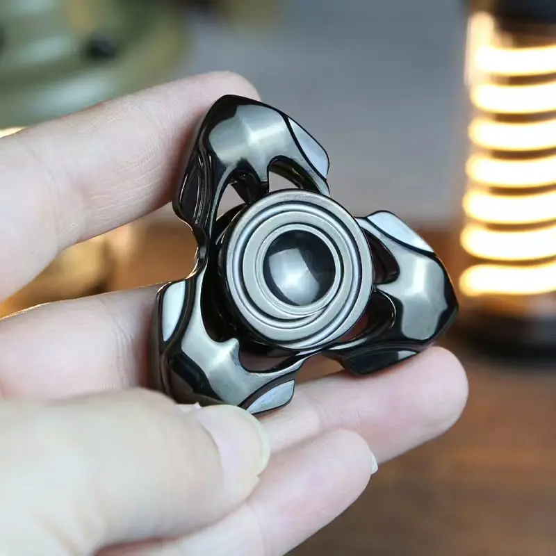 ثلاث أوراق تململ سبينر تململ الغزل لعبة الكبار ADHD مكافحة القلق تململ لعبة مكتب الإجهاد الإغاثة تململ سبينر هدايا الكبار #3