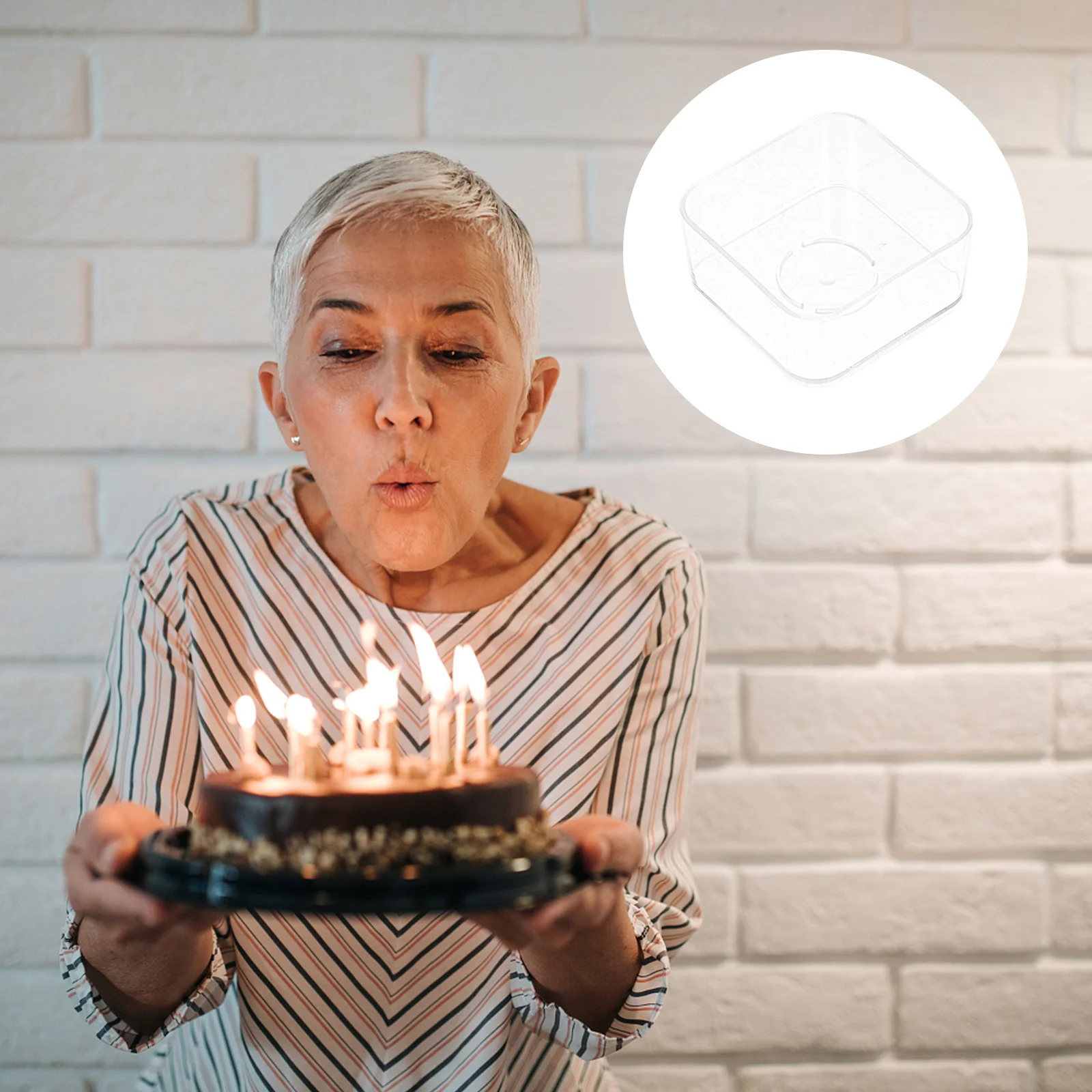 

20Pcs DIY Mold Plastic Holder Elegant Artistic Storage for Bedroom Living Room Office Decor Plastic Shell