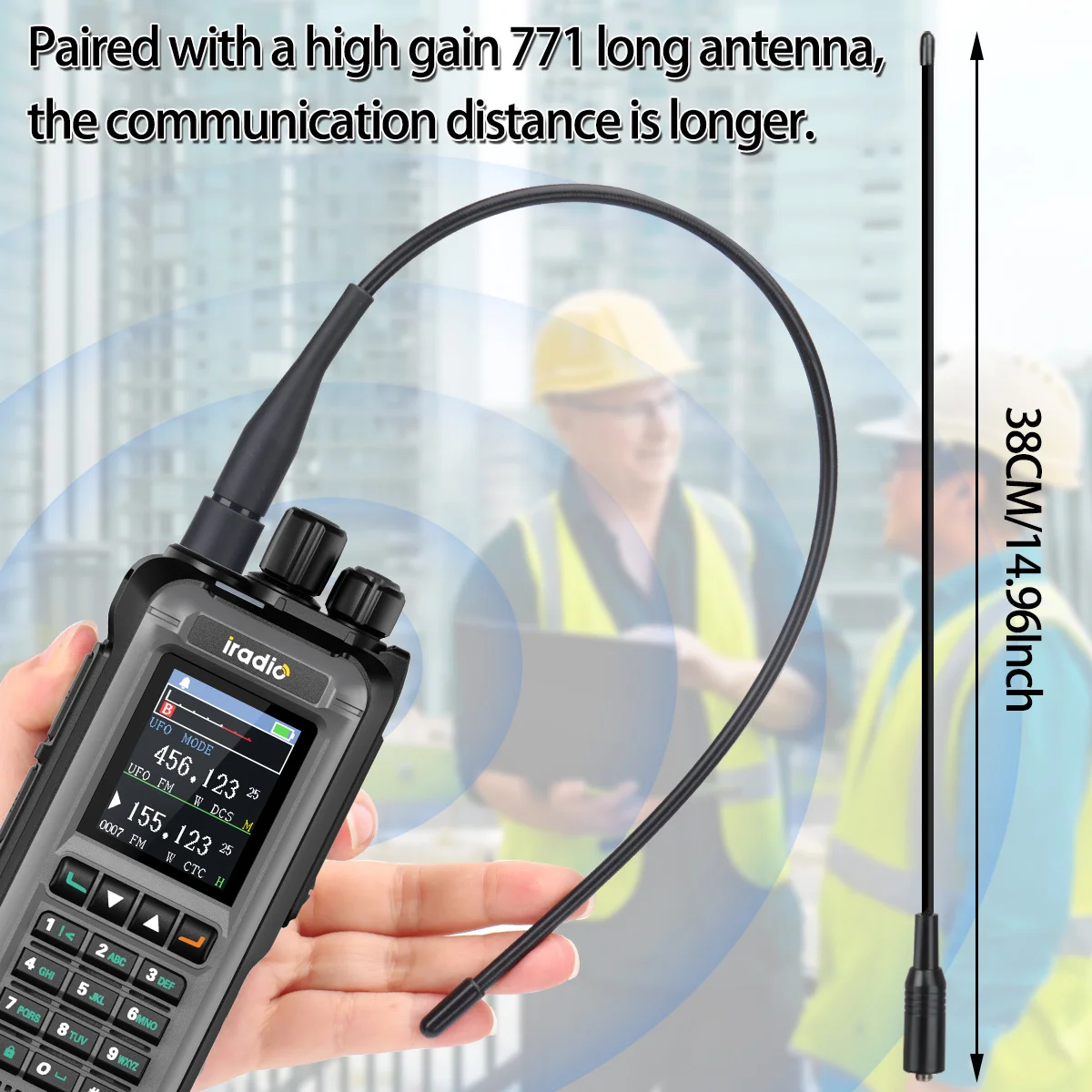Iradio UV-99 mutli band walkie talkie 20w de alta potência am fm 1024ch noaa dtmf frequência de cópia sem fio tipo-c rádio amador de longo alcance