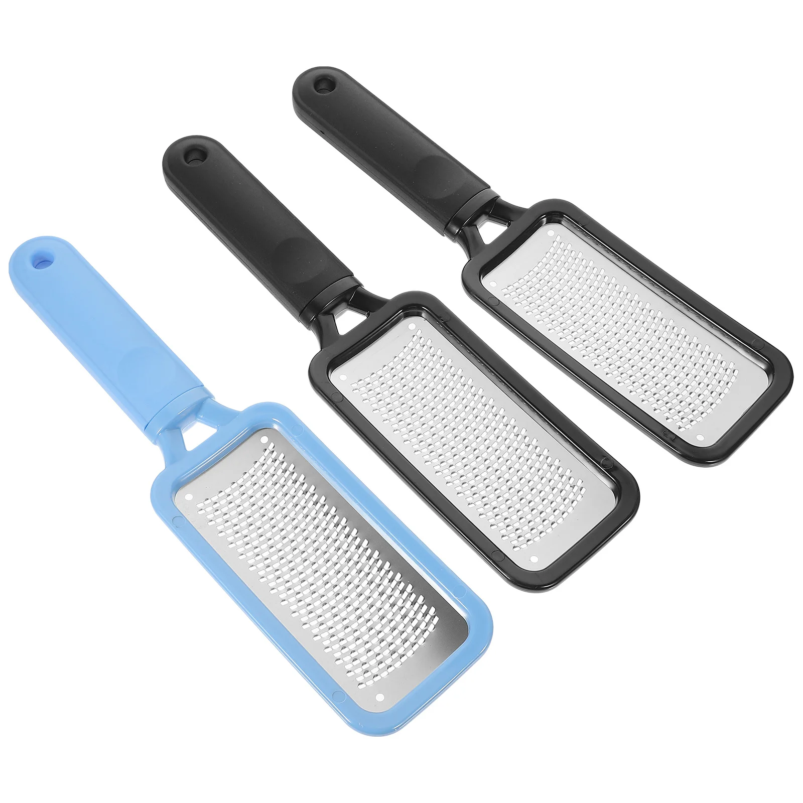 3 Stücke Fußfeile Dead Skin Remover Kallus Werkzeug Edelstahl Professionelle Heimgebrauch Glatte Haut Schwarz Schwarz