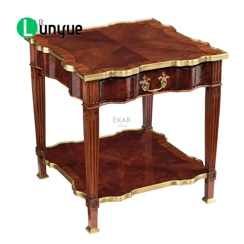 Classic Wooden Side Table Elegant Timeless Design Sturdy Nightstand for Living Room Bedroom Sofa Corner Home Decor Furniture
