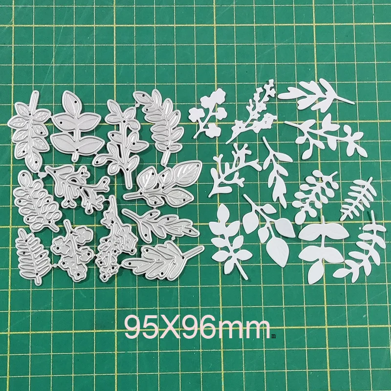 

Leaves Border Frame Dies Scrapbooking New Arrival 2023 Metal Cutting Dies Christmas Card Making Supplies Stencils For Decoration