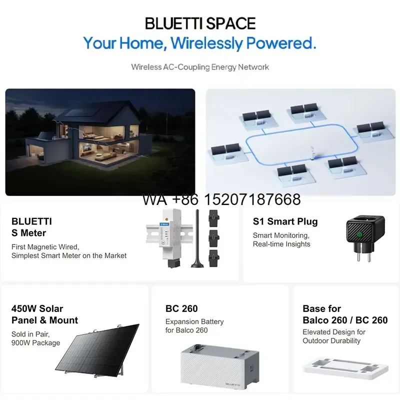 Wmwmnu for BLUETTI Plug and Play Balcony Solar Power Storage System and Accessories for EU Wholesale