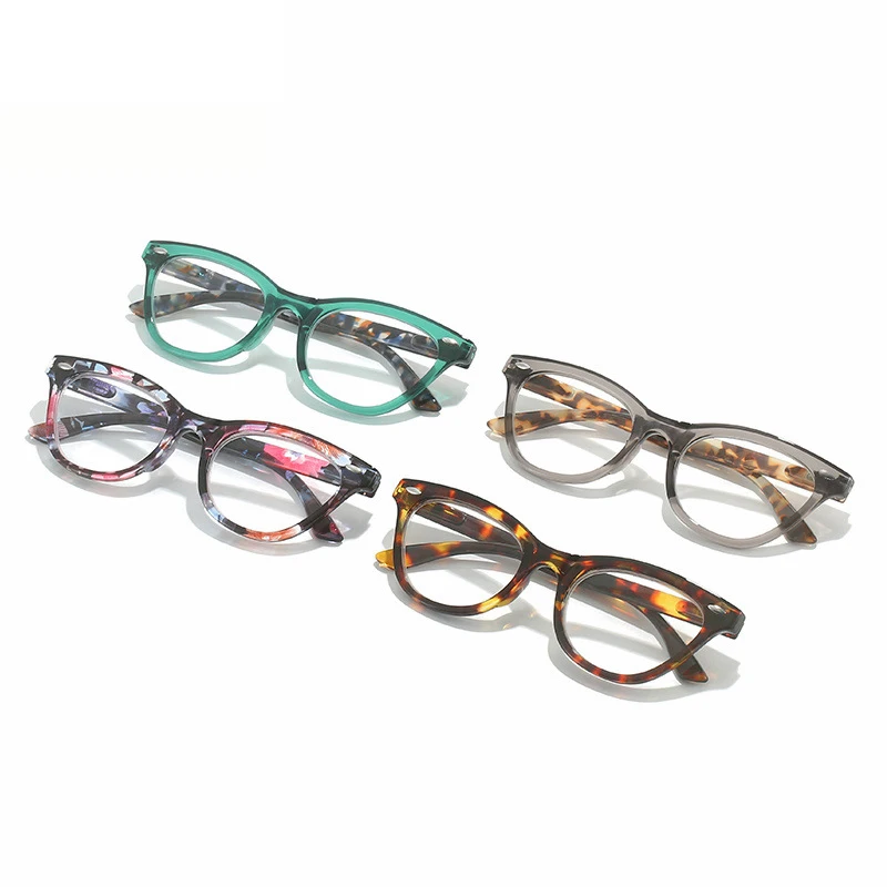 

Stylish Floral Reading Glasses Cat Eye Presbyopic Glasses Strength +1.5 to +3.5 Reader Glasses for Daily Reading Clouse Up Work