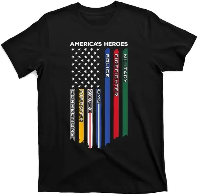 Футболка для оказания первой помощи, полицейский пожарный, медсестра