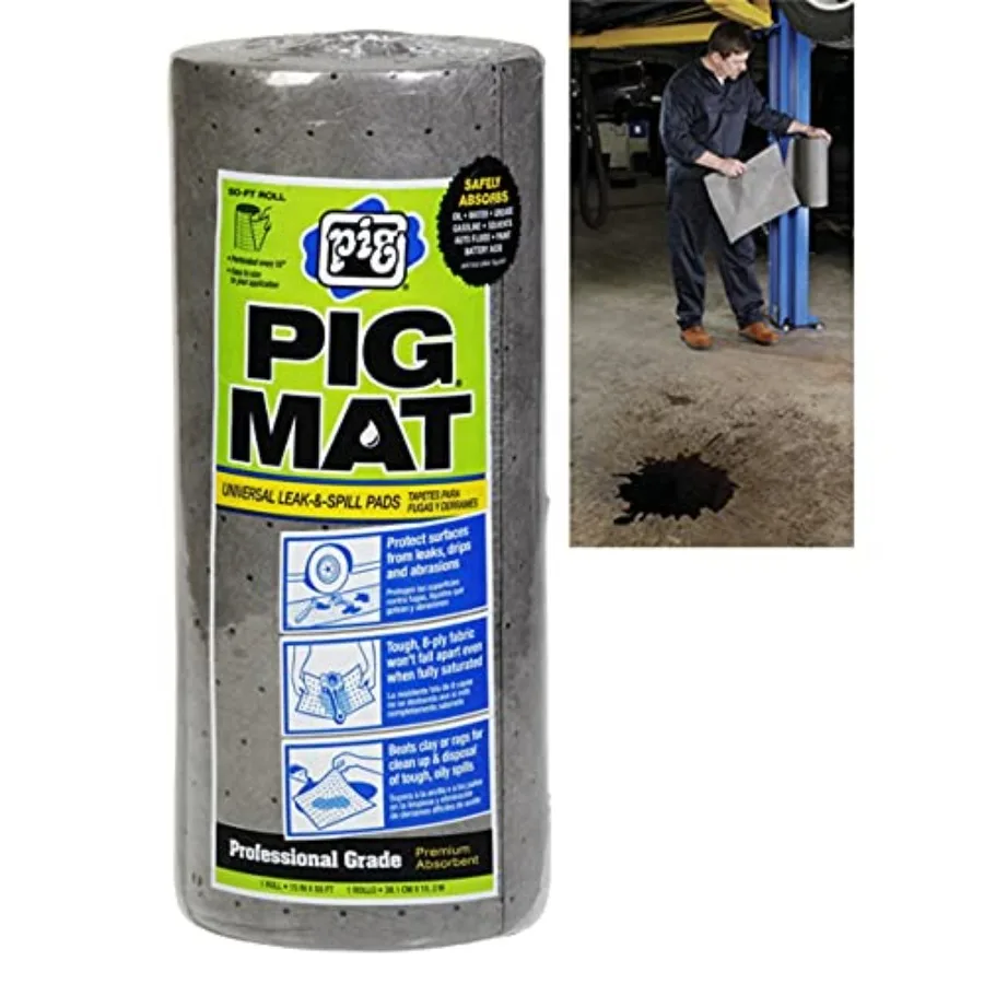 

New 25201 15 in. x 50 ft. Universal Light-Weight Absorbent Mat Roll