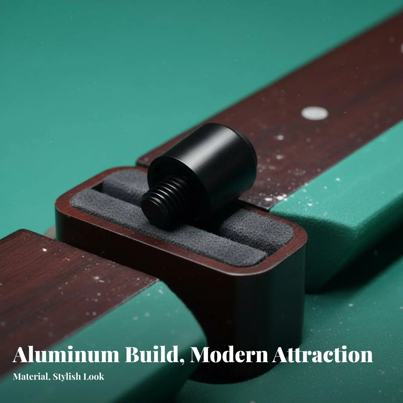 Aluminum Cue Extension Adapter Lightweight Pool Cue Extension Joint Small Easy to Use view 4