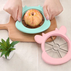 1pc - Cute cartoon stainless steel apple slicer, fruit slicer, fruit slicer, apple knife