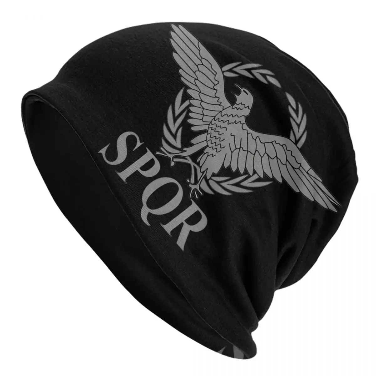 SPQR Roman Legion Bonnet Hats Vintage Ski Skullies Beanies Hats Unisex Warm Multifunction Caps