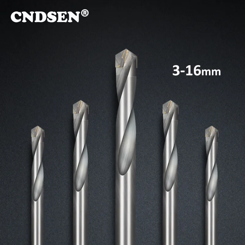 3-12mm Solid Tungsten Carbide Drill Bits Carbide Twist Drill Bits Metalworking Bit Carbide Milling Cutter Carbide Drill Bits