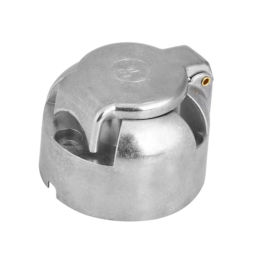 

12V 7Pin Trailer Plug Socket Connector Adapter for Trailer Caravan Towing Towbar Trailer Socket