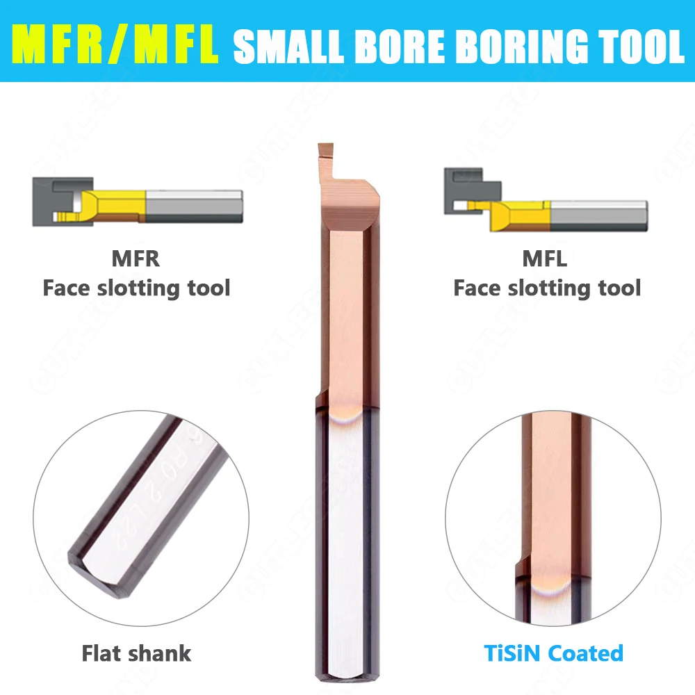 Mfr Mfl Klein Gaatje Intern Boorgereedschap Mfr4 Mfr5 Mfr6 Mfr8 Mfl6 Mfl8 B0.5 B0.75 B1.5 B2.5 B3 L15 L22 Carbide Gereedschapsboring Bar