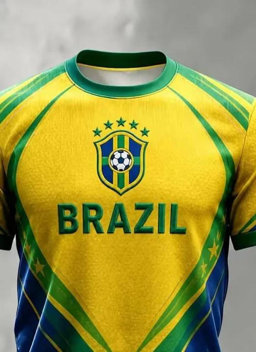 Casual Round-Neck Football T-Shirt, Suitable for Men and Women, Suitable for Daily Wear, Fashionable Choice, Perfect Gift for Fo