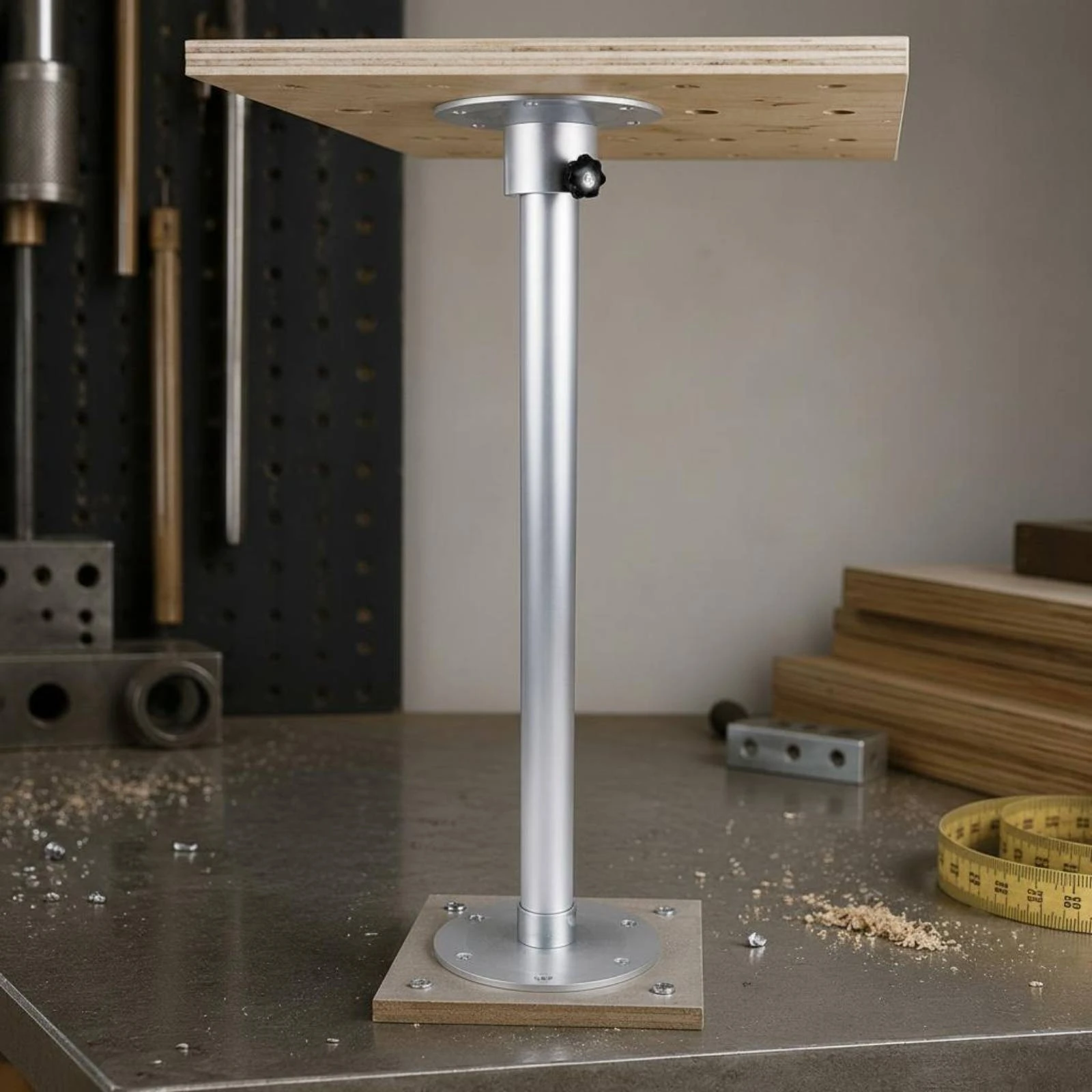 Adjustable RV Table Leg Aluminum Alloy RV Table Leg Easy to Install Long-Lasting for Travel Caravan, Motorhome