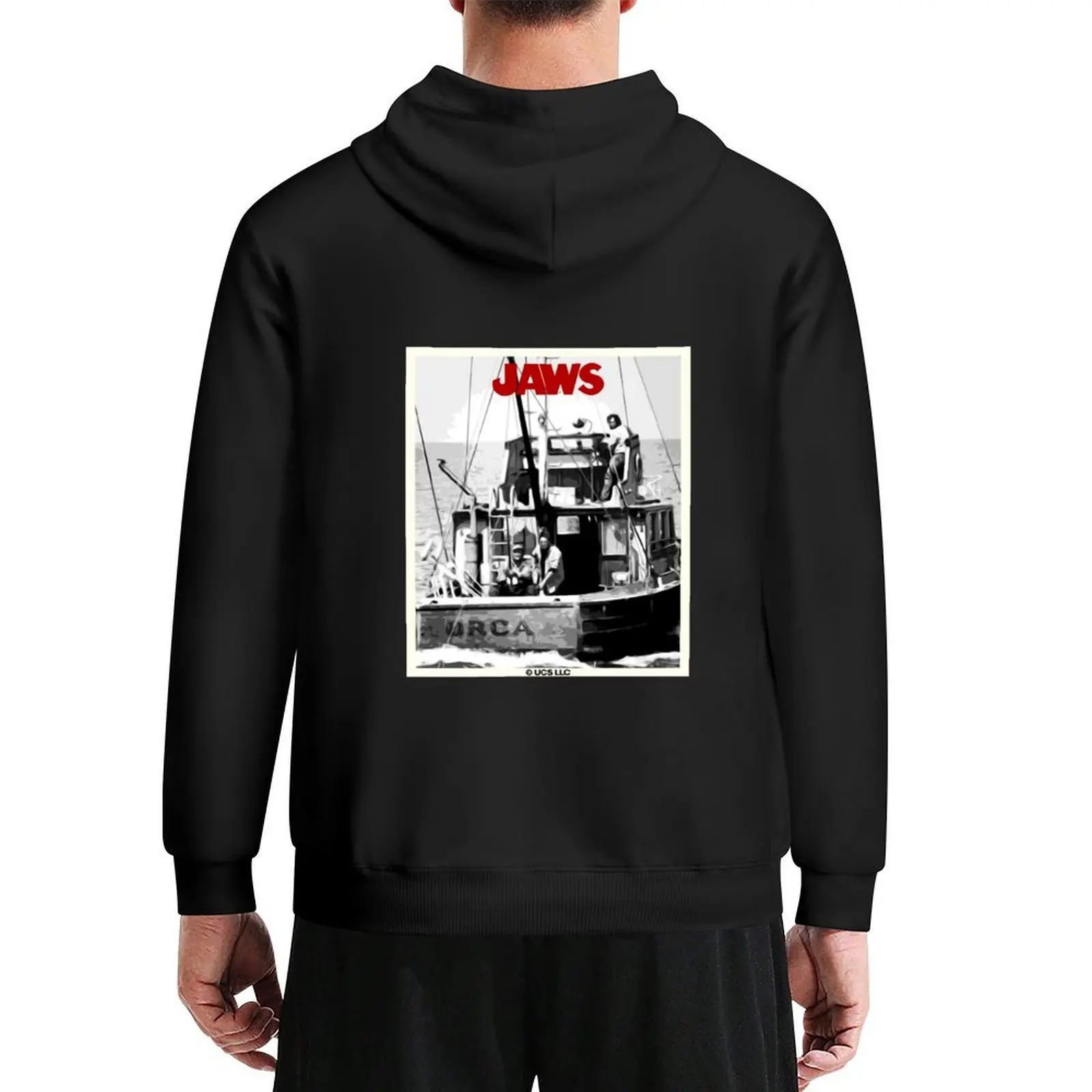 

Jaws movie retro. Birthday party gifts. Officially licensed merch. Hoodie anime clothes japanese style oversized hoodie