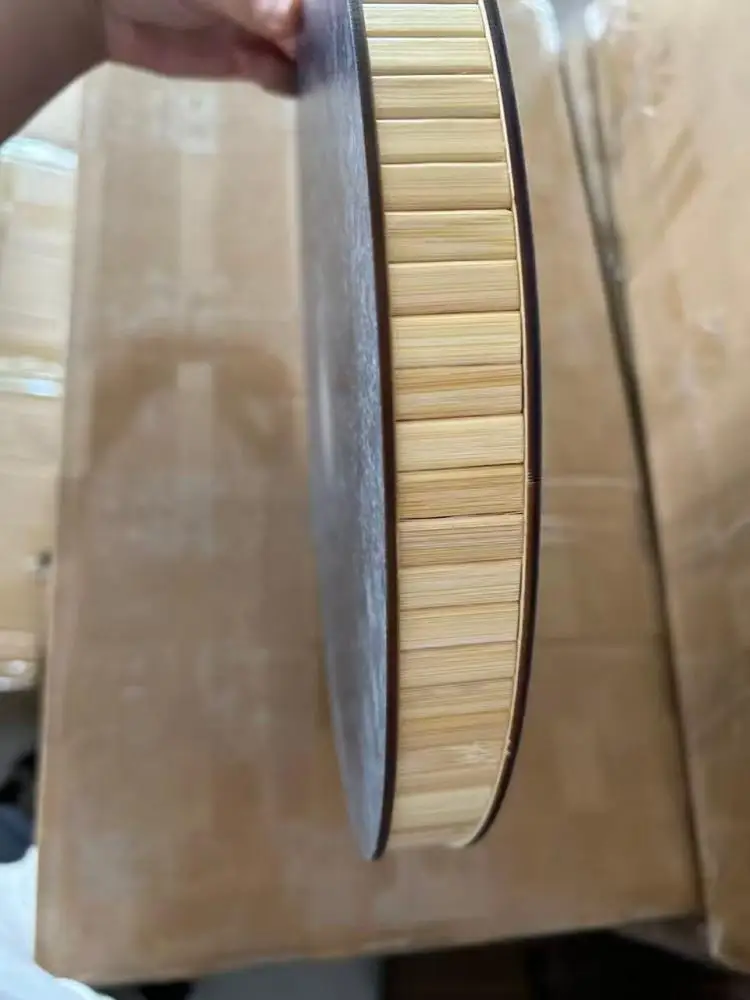 أسطوانة تيار من الخشب الصلب 12 بوصة عالية الجودة ، أسطوانة يد بتصميم جديد مع نمط جميل لليوجا والتأمل ، صوت موجات البحر