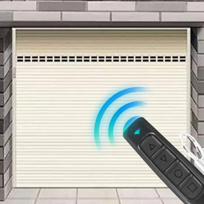 Garage Door Key Fob Programmable 4-Button Duplicator Gate Opener Electric Gate Remote Gate Openers Universal Garage Remote