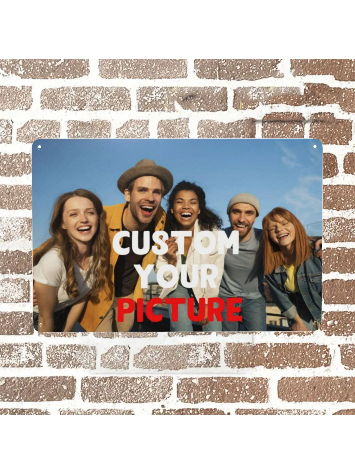 Custom Metal Sign - Personalized Vintage Wall Decor with Your Photo, Suitable for Garden, Home, Bar, Pub, Cafe, Shop, Office, Cl