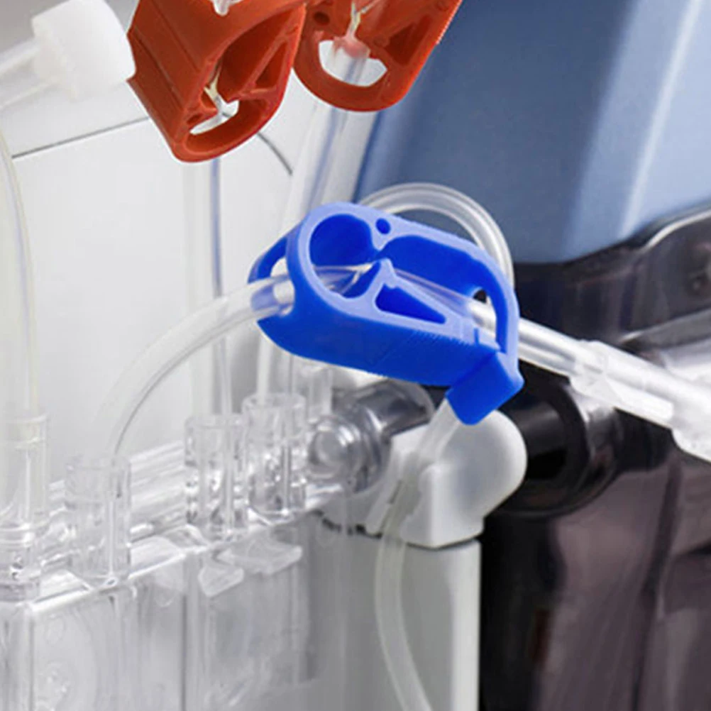 

9Pcs Peritoneal Clips ABS Material Durable Non-Slip Design Practical Peritoneal Tubing Clamps Fixing Tool Tubing Clamps