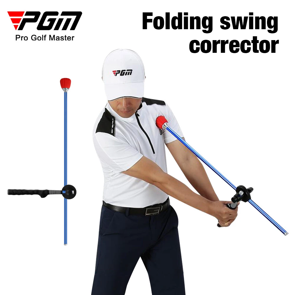 

PGM JZQ020 Golf Swing Training Beginner Correction Posture Direction Turn Shoulder Stick Anti-Scratch Alloy Shaft Folding Grip