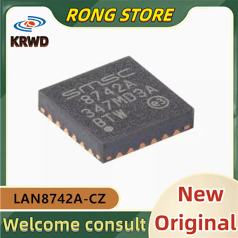 10pcs 8742A  New Original LAN8742A-CZ-TR LAN8742A-CZ QFN-24