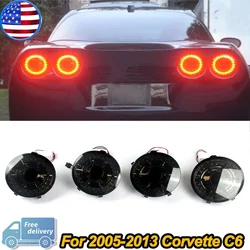 Smoked Black Lens LED Tail Brake Lights for Chevrolet Corvette C6 Turn Signal Lamp Parking Light Tail Lamp Assemblies 2005-2013