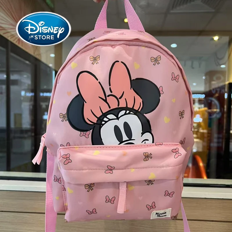 

Детский рюкзак Disney Stitch Minnie, сумка для книг в детском саду, легкий рюкзак большой емкости для мальчиков и девочек