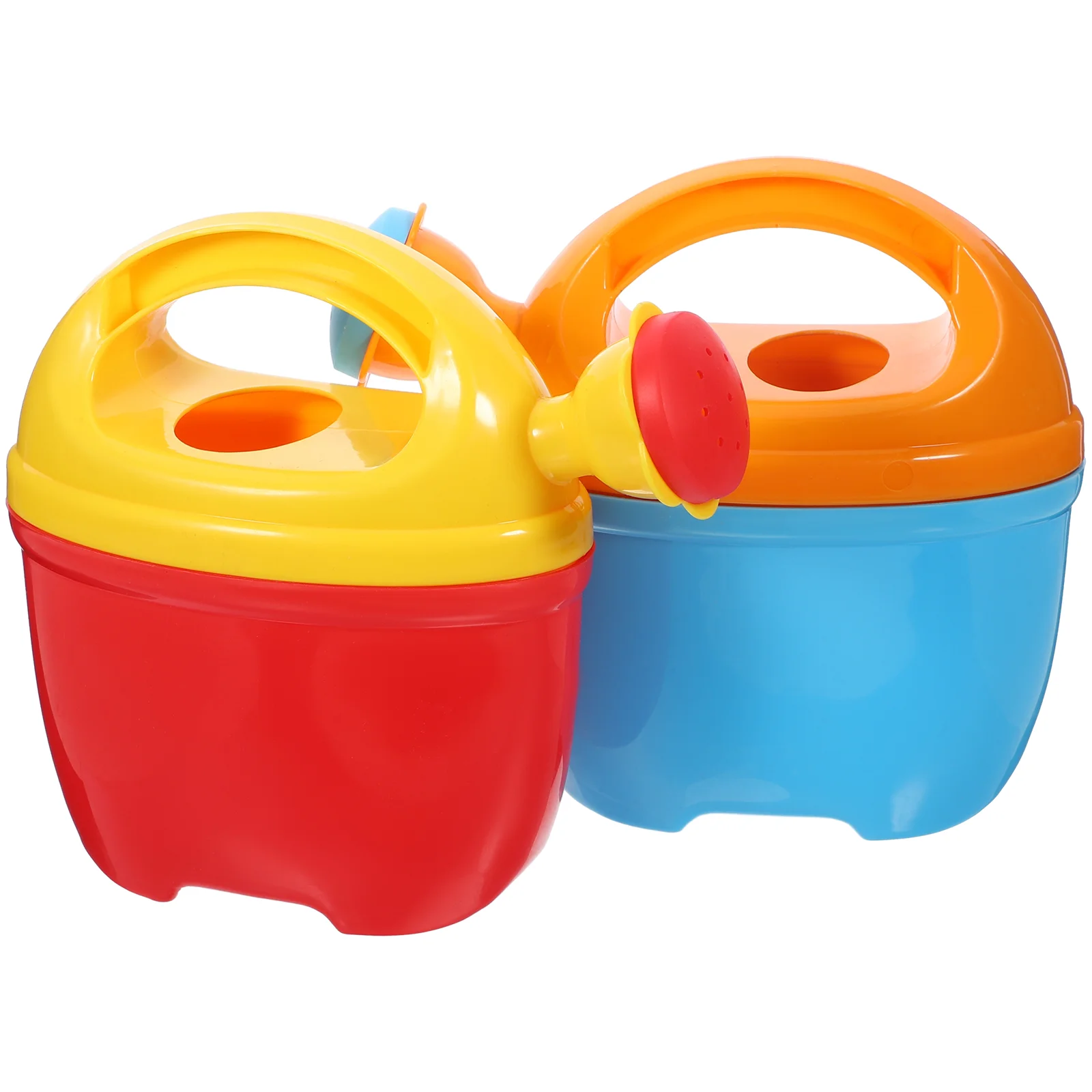 

2 Pcs Watering Bottle Toy Lovely Bathing Toys Mini Inflatable Cans Small Plastic for Children