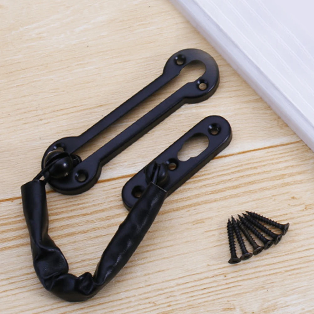 

1pcs Heavy Duty For Front Hotel Home Stainless Steel Chain Lock Office Front Door Indoor Security Chain Door Latch