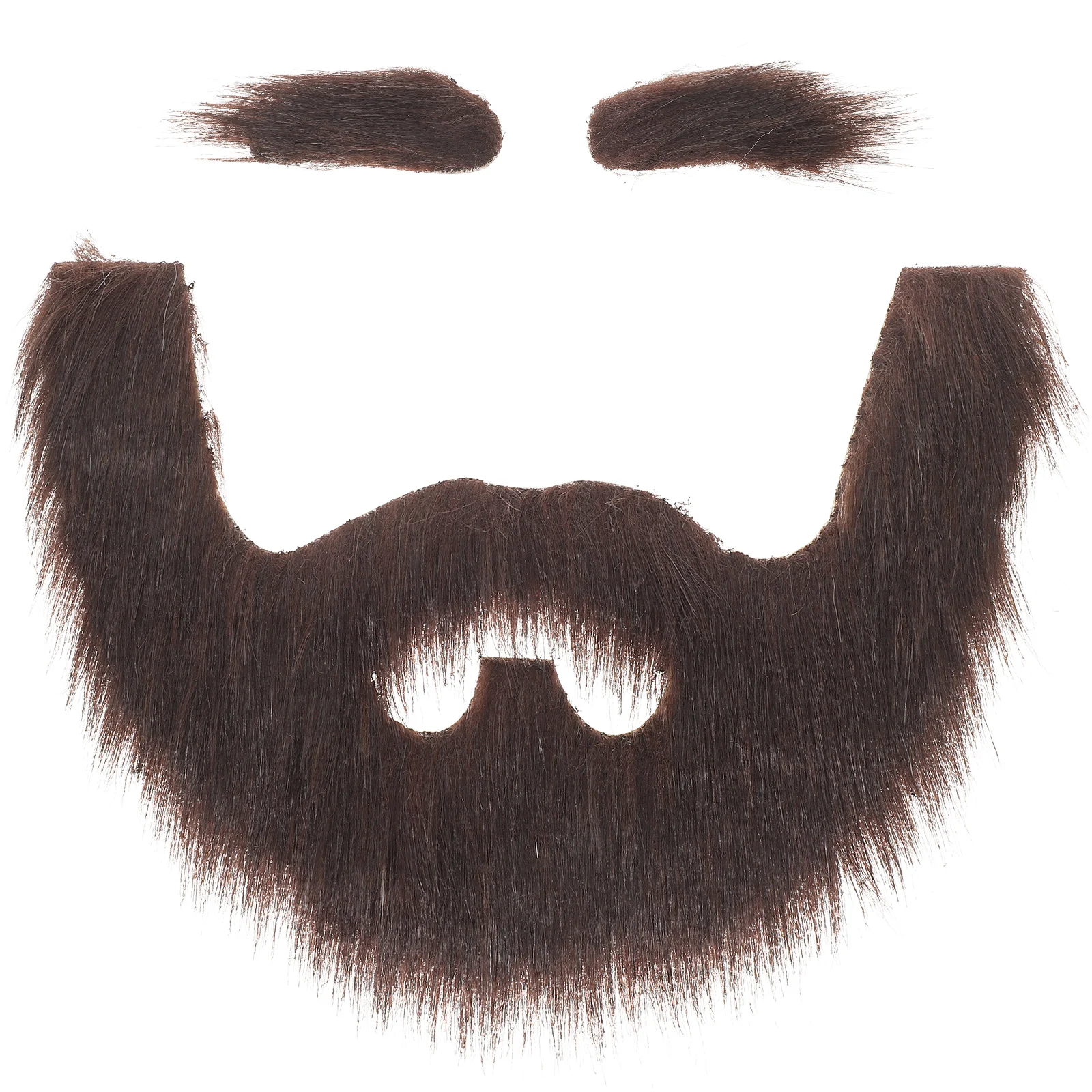 

1Set Funny Fake Beard and Eyebrow Cosplay Prop Simulation Beard Costume Mustache Party Supply Photo Props Fake Mustache