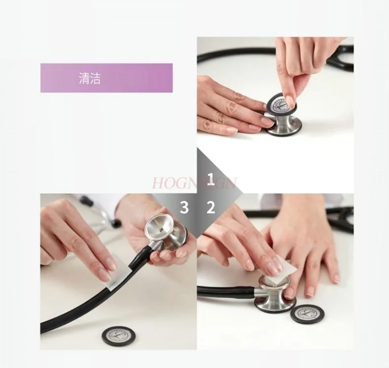 1pcs Medical stethoscope lightweight three purpose doctor student adult child pregnant woman fetal heart sound