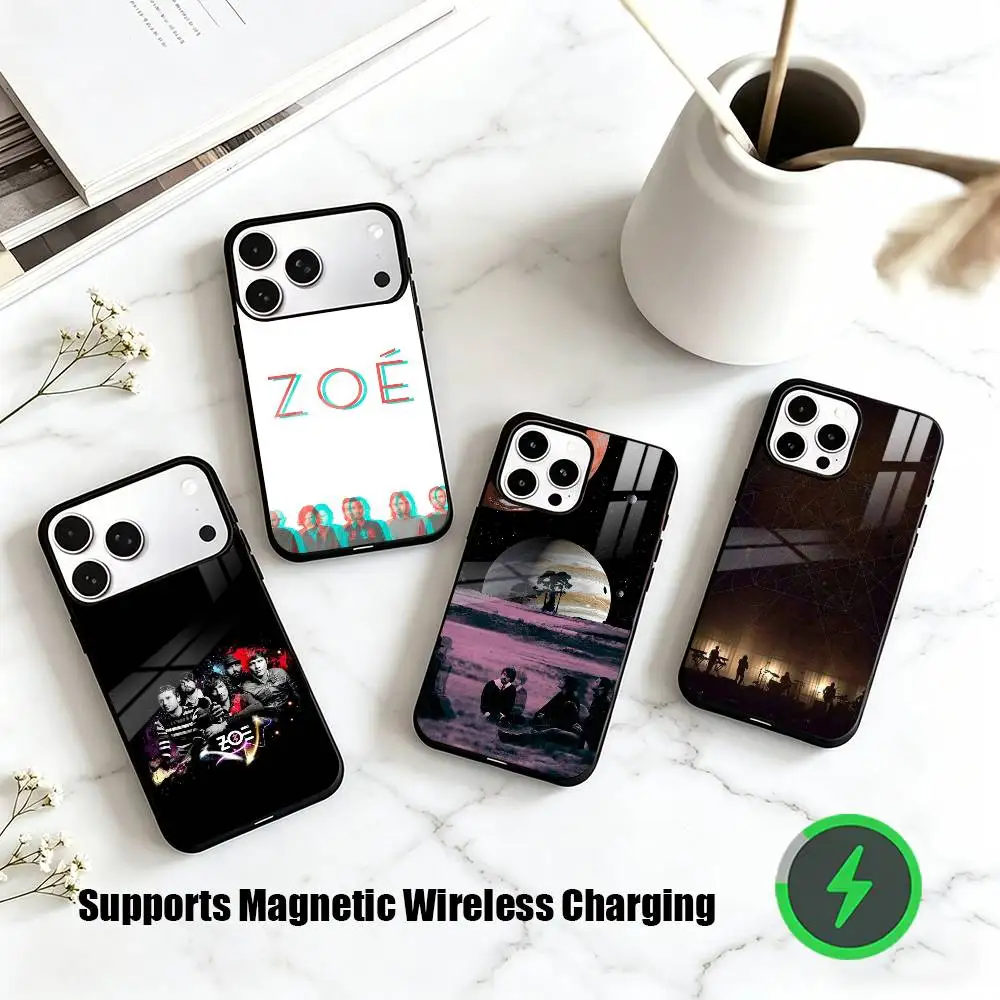 ZOE Band Portrait Print  Phone Case For iPhone17,16,15,14,13,12,11 Plus,Pro Compatible with magnetic wireless charging