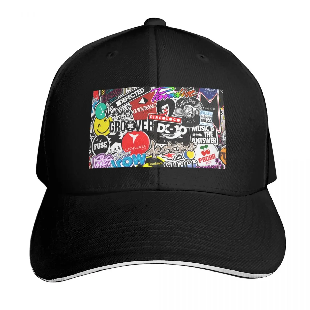

IBIZA CLUBS POSTER - 2022 EIVISSA Baseball Cap Anime Military Tactical Cap Brand Man cap Sunscreen Boy Child Women's