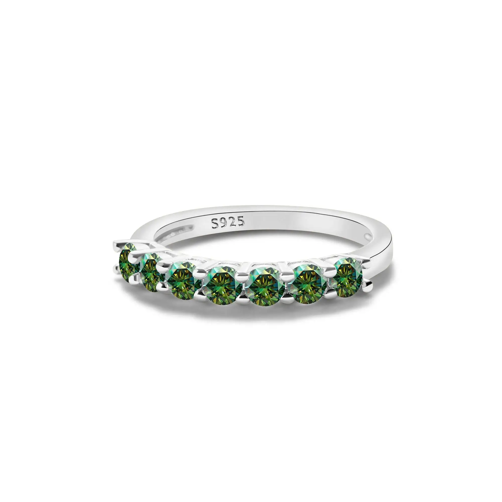 1,0 Karat Königsblau Farbe Moissan ite Ring Sterling Silber massiv Gelbgold Farbe Hochzeit Verlobung ringe für Frauen – Detail 15