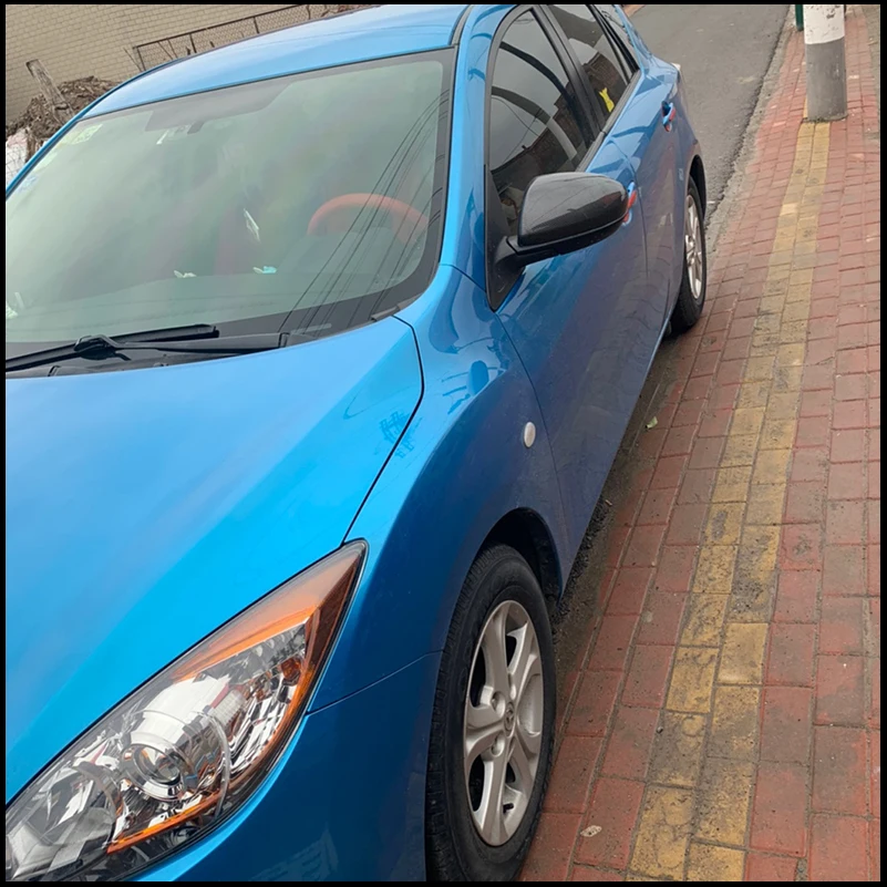 

Car Styling For Mazda 2 Demio 2009-2014 Rearview Mirror Cover Caps Replace Original Housing Trim Auto Parts Accessories
