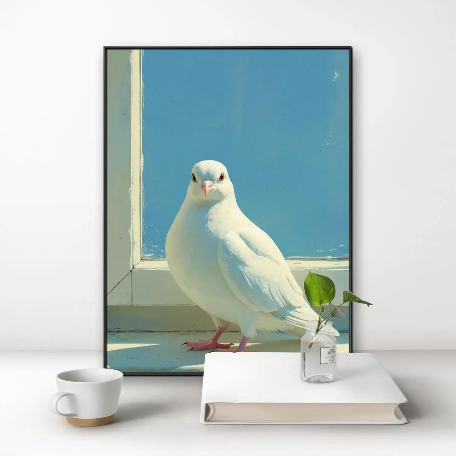 Animal Frameless Diamond Painting Dove Of Peace And Olive Branch Portraits Cross-Stitch Room Home Decor Fun Diy Mosaic Paintin